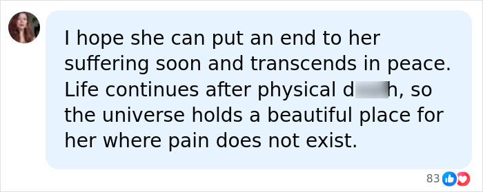 Woman Decides That Her Life Isn't Worth Living Anymore, Chooses To Pass With Euthanasia Woman Decides That Her Life Isn't Worth Living Anymore, Chooses To Pass With Euthanasia