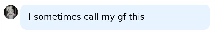 A chat bubble from a user with a clown-like avatar, stating, I sometimes call my gf this, relating to eerie places and ancient entrances to hell. A chat bubble from a user with a clown-like avatar, stating, I sometimes call my gf this, relating to eerie places and ancient entrances to hell.