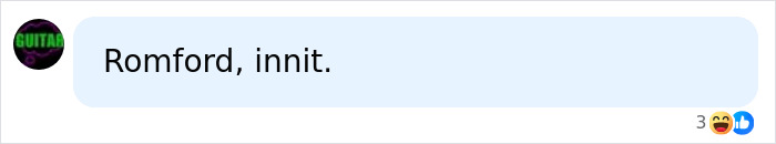 This user mentions Romford, unrelated to eerie places or ancient entrances to hell. This user mentions Romford, unrelated to eerie places or ancient entrances to hell.