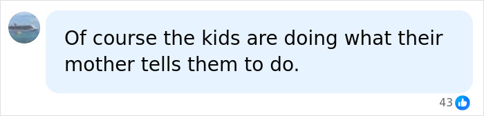 A comment suggesting Angelina Jolie's children, including Zahara Jolie-Pitt, do what she says.