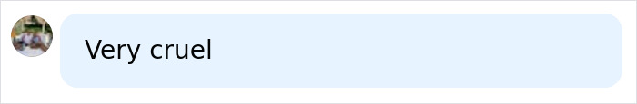 A comment bubble reads Very cruel, commenting on a woman arrested after allegedly leaving her husband on the toilet.