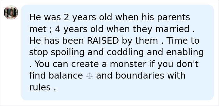 A social media comment discussing the upbringing of the son of Norway's Crown, related to a royal funeral.