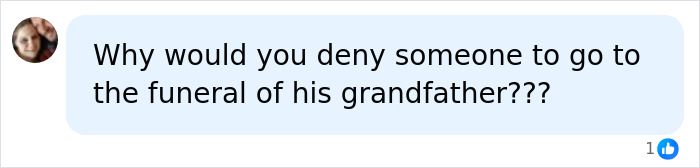 A social media comment questioning denial for the son of Norway's Crown to attend a royal funeral.