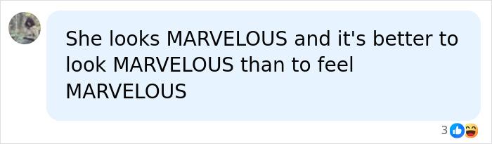 A social comment praising the singer's look despite criticism of the Madonna VMAs Performance. A social comment praising the singer's look despite criticism of the Madonna VMAs Performance.