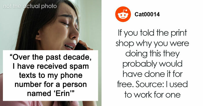 Guy Gets Petty Revenge On Woman Who Gave Out His Number To Avoid Spam Calls For A Decade