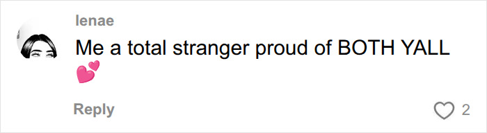 A heartfelt comment from a supportive stranger on a post about a pregnant woman. A heartfelt comment from a supportive stranger on a post about a pregnant woman.