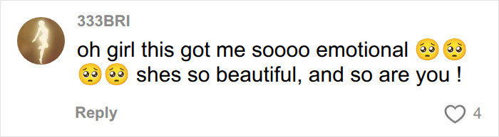 Crying emoji social media comment on an emotional post about a pregnant woman, saying oh girl this got me soooo emotional Crying emoji social media comment on an emotional post about a pregnant woman, saying oh girl this got me soooo emotional