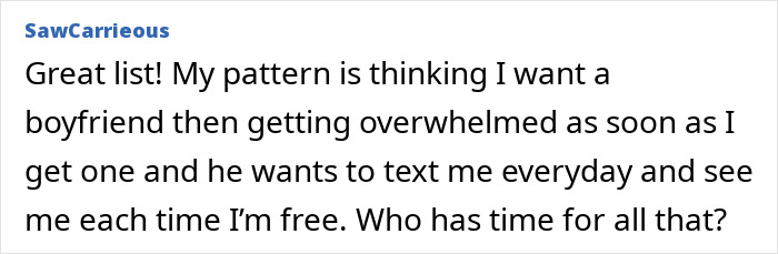 User post on common dating mistakes highlighting the fear of commitment and feeling overwhelmed. User post on common dating mistakes highlighting the fear of commitment and feeling overwhelmed.