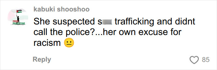 A social media comment from kabuki shooshoo about Racist Karen arrested in San Jose. A social media comment from kabuki shooshoo about Racist Karen arrested in San Jose.