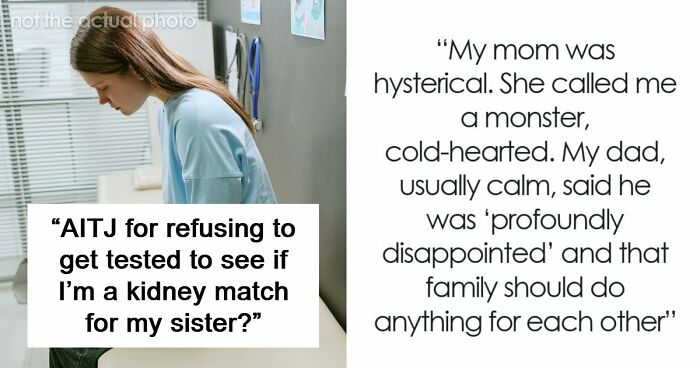 Woman Is Called A Monster For Refusing To Save Her Sister’s Life, Starts Questioning Her Decision