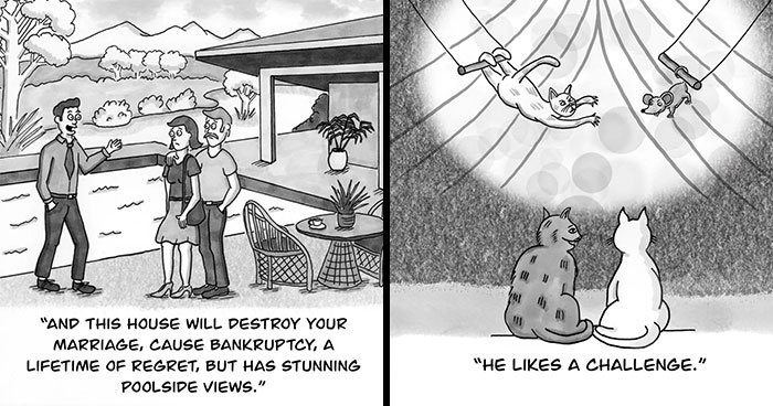This Artist Made 43 Funny New Single-Panel Comics That Find The Ridiculous Side Of Ordinary Life