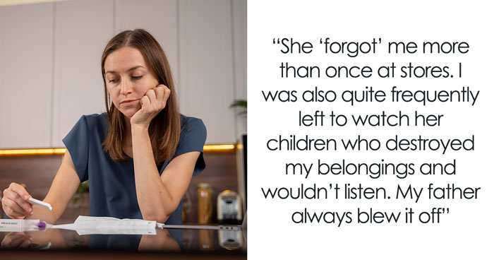 34YO Recalls Getting Kicked Out By Stepmom And Dad At 16, Then Ignores Their Desperate Plea For Help
