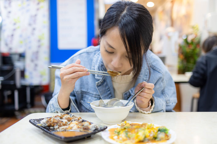 A woman eats seafood, a potential trigger for years of insults from her adult stepdaughter, leading to her snapping. A woman eats seafood, a potential trigger for years of insults from her adult stepdaughter, leading to her snapping.