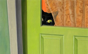 30 Captivating Paintings By Minyoung Kim Where Mischievous Cats Take Over Familiar Scenes