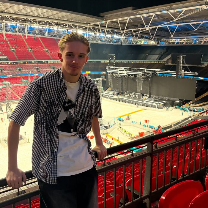 Teen at a stadium, enjoying life after quitting his vaping habit and overcoming a health scare. Teen at a stadium, enjoying life after quitting his vaping habit and overcoming a health scare.