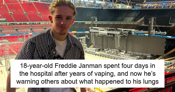 Teen’s 1,200-Puff-A-Day Vaping Habit Lands Him In Hospital, Now He Warns Others About The Dangers Of It