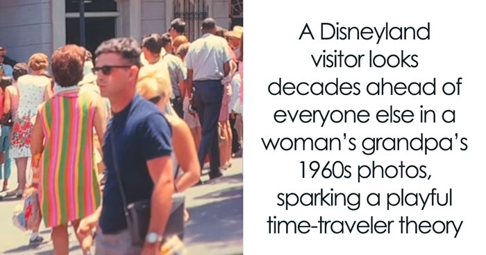 Woman Spots A Suspiciously Modern Face In Her Grandfather’s 1960s Disneyland Photos