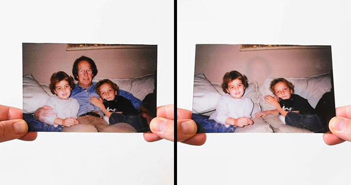 Photographer Uses AI And Photoshop To Reconstruct Family Photos Without His Father (20 Pics)
