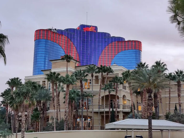 Exterior view of the Rio Las Vegas Hotel against a cloudy sky, central to the mom and daughter case. Exterior view of the Rio Las Vegas Hotel against a cloudy sky, central to the mom and daughter case.