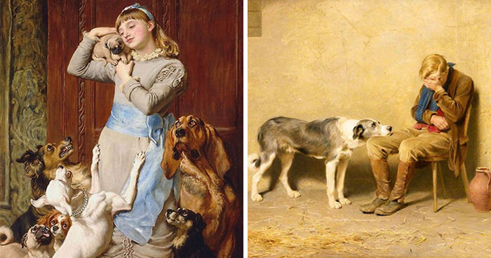 30 Paintings That Perfectly Capture The Loyalty And Devotion Of Dogs