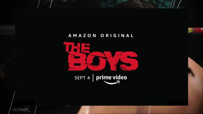 An ad for The Boys on Amazon Prime, an example of terrible product design with intrusive advertisements.