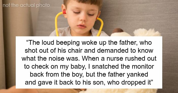 Entitled Dad And Son Get Escorted Out Of The Hospital As The Kid Destroys Sick Baby’s Heart Monitor