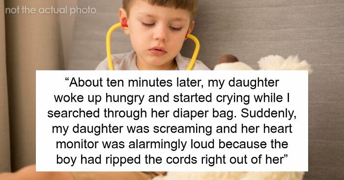 Entitled Dad And Son Get Escorted Out Of The Hospital As The Kid Destroys Sick Baby’s Heart Monitor