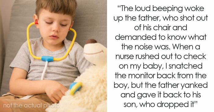Entitled Dad And Son Get Escorted Out Of The Hospital As The Kid Destroys Sick Baby’s Heart Monitor