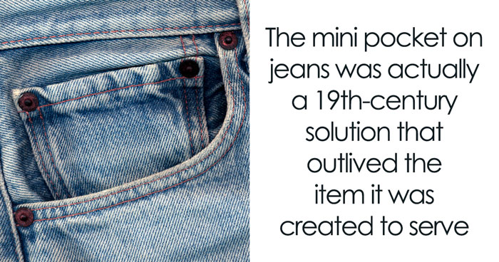 The Miniature Pocket On Jeans That Is Too Small To Fit A Phone Has A Purpose You’d Never Believe