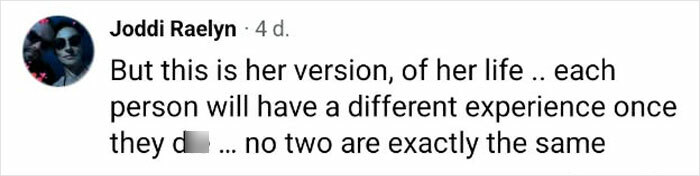 A comment from Joddi Raelyn about individual experiences after a Materialist Atheist flatlined. A comment from Joddi Raelyn about individual experiences after a Materialist Atheist flatlined.