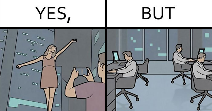 26 New Clever “Yes, But” Comics That Point Out Things We Somehow Never Question