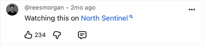 A YouTuber travels to one of the most dangerous islands in the world and somehow returns alive. Comment about North Sentinel.