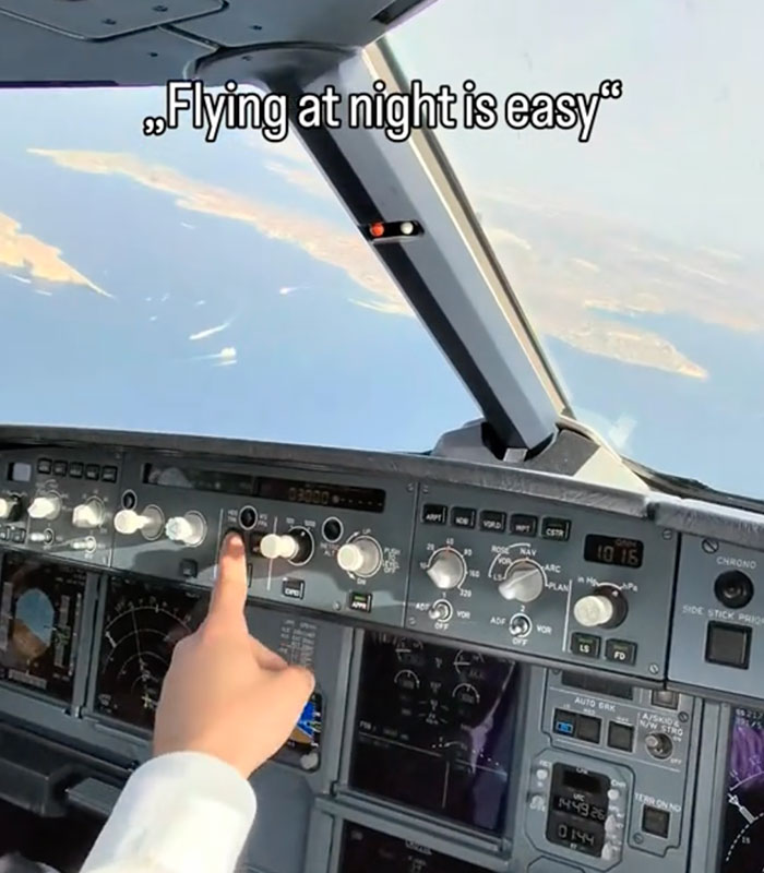 A hand adjusting controls in a cockpit during the day in a pilot’s cockpit video. A hand adjusting controls in a cockpit during the day in a pilot’s cockpit video.