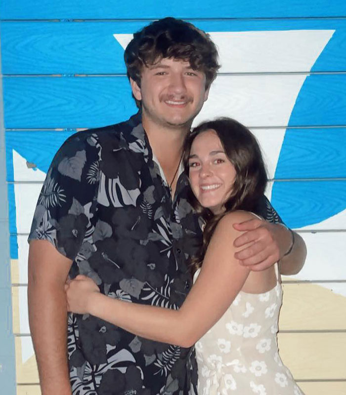 A young couple smiling and embracing each other, related to victims of the Idaho tragedy