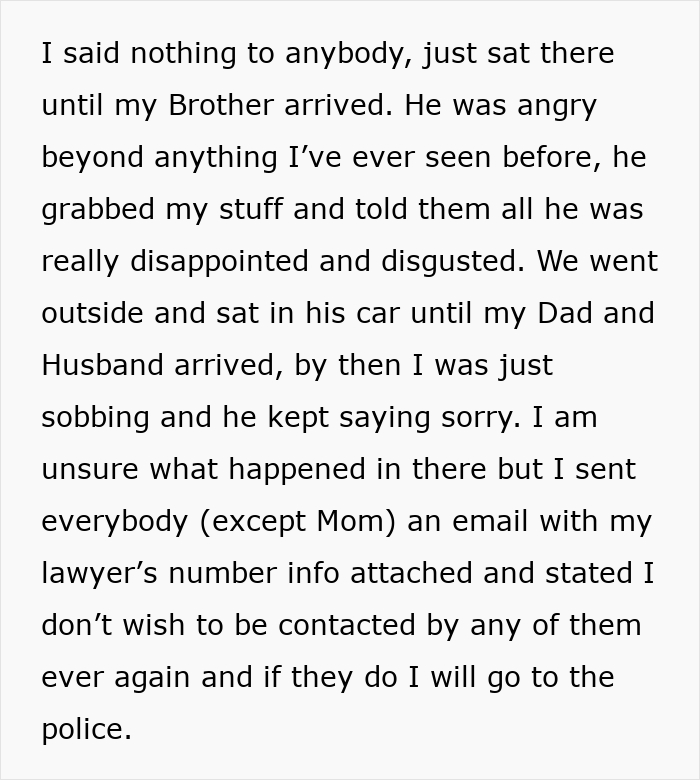 A story about a brother helping his sister leave a confrontation after an ex keeps pursuing her