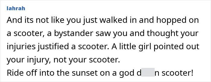 Woman Uses A Mobility Scooter At The Store, Her Boyfriend’s Reaction Reveals Feelings He’s Been Hiding Woman Uses A Mobility Scooter At The Store, Her Boyfriend’s Reaction Reveals Feelings He’s Been Hiding