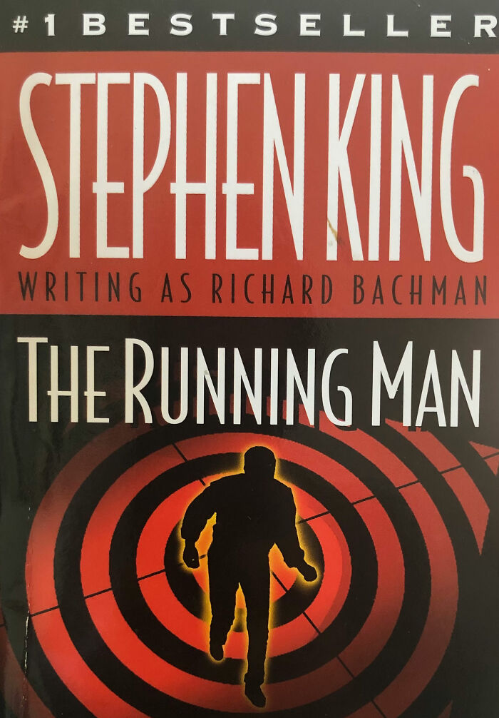 Book cover for Stephen King Remake of The Running Man