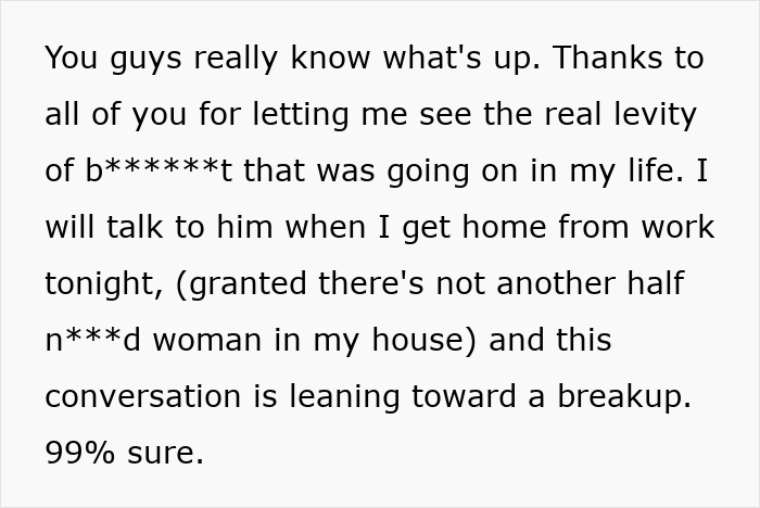 A woman spots unfamiliar shoes by her bed and discusses her plans to confront her boyfriend about a breakup A woman spots unfamiliar shoes by her bed and discusses her plans to confront her boyfriend about a breakup