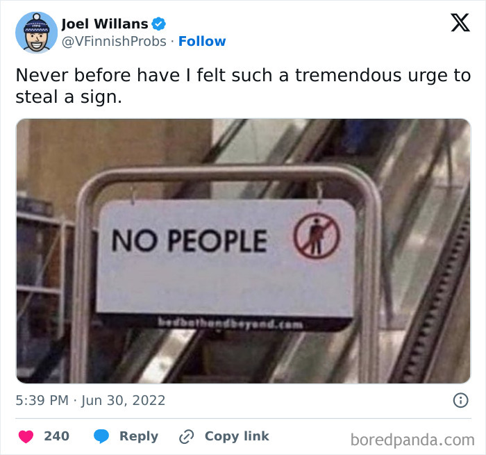 Funny no people sign meme from random memes collection