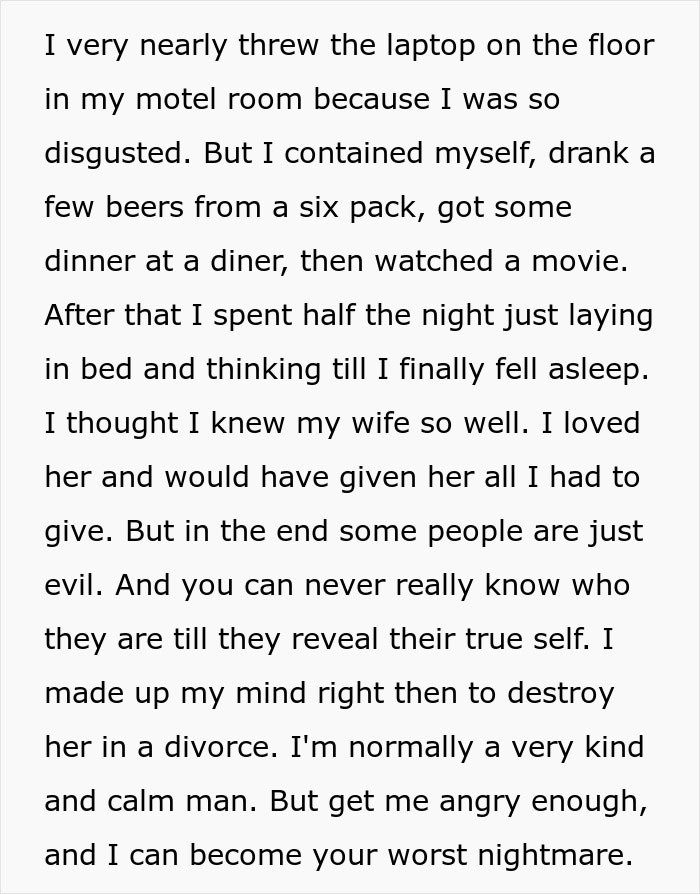 Text post detailing the aftermath of a wife’s pregnancy secret affair. Text post detailing the aftermath of a wife’s pregnancy secret affair.