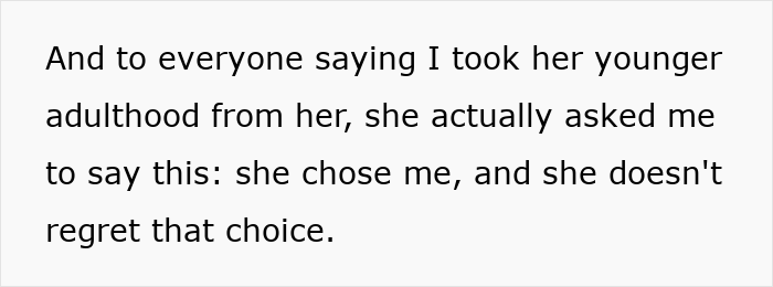 Text statement about choice and adulthood in relation to marriage after a girls’ trip.
