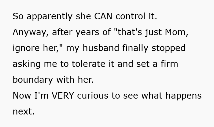 Husband Finally Snaps After Years Of MIL Acting Like The Family Manager And Disrespecting Wife Husband Finally Snaps After Years Of MIL Acting Like The Family Manager And Disrespecting Wife