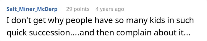 User comment questioning why people have many children quickly, inspired by a diverted flight incident. User comment questioning why people have many children quickly, inspired by a diverted flight incident.
