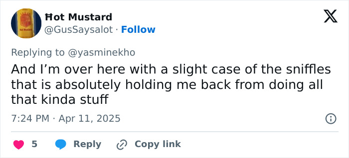 A lighthearted reply post about endurance and health reacting to an extreme swimmer story. A lighthearted reply post about endurance and health reacting to an extreme swimmer story.