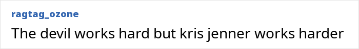 Text comment reacting to Kylie Jenner's Victoria's Secret appearance