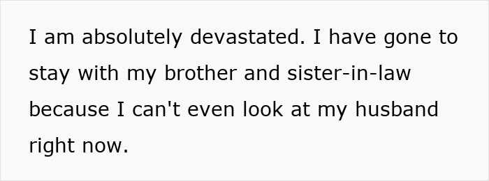 Devastated woman stays with family after discovering husband's dating app profile