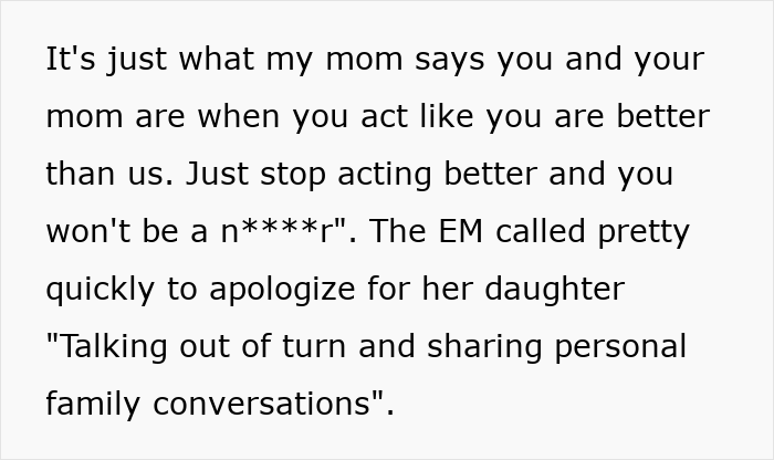 Story screenshot discussing an apology from an unhinged mom after a confrontation. Story screenshot discussing an apology from an unhinged mom after a confrontation.