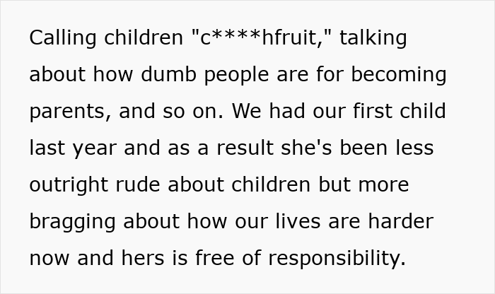 Childfree Woman Keeps Bragging About All Her Free Time, Guy Notices That Something Is Off Childfree Woman Keeps Bragging About All Her Free Time, Guy Notices That Something Is Off