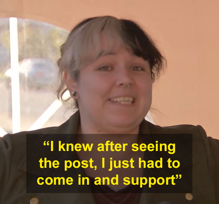 A supportive customer of the ice cream shop owner who defended a teen employee. A supportive customer of the ice cream shop owner who defended a teen employee.