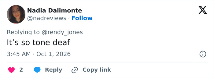 Reply on social media calling a decision tone deaf regarding Cornell 7 case